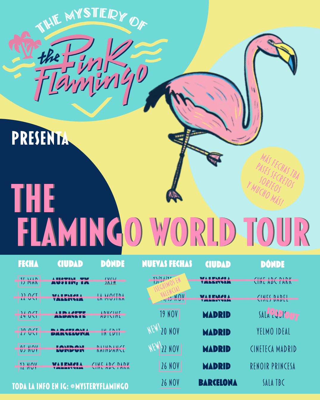 Empieza THE FLAMINGO WORLD TOUR